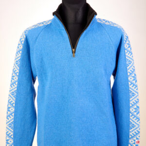 Mulgi mustriga 100% lambavillane kampsun